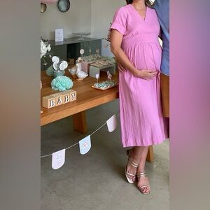 Hatch Carolina maternity dress